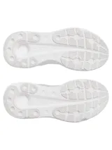 Championes de running Under Armour modelo Infinite Pro 2, color blanco total. Presentan una parte superior de malla técnica transpirable, amortiguación UA HOVR+ para mayor retorno de energía y una suela de goma diseñada para durabilidad y rebote.