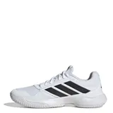 Championes de tenis y pádel Adidas Game Court 3 All, color blanco con las tres tiras características de la marca en color negro en los laterales.