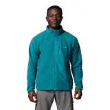 Campera polar de microfibra con cierre frontal completo, cuello alto, bolsillo vertical con cierre en el pecho y bolsillos laterales con cierre. Presenta logo de la marca bordado en el pecho.