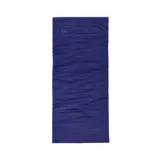 Bufanda tubular Buff modelo Dryflx, de diseño elástico y sin costuras, en color azul con textura jaspeada.