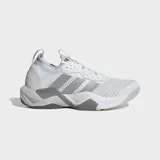 Championes de entrenamiento Adidas Rapidmove ADV 2 color blanco con detalles en gris, con tecnología LightstrikePro y exterior transpirable.