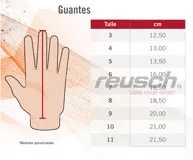 Guantes largos de cuero cabritilla, de diseño liso y flexible, que cubren hasta el antebrazo.