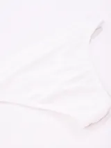 Colaless blanca sin costuras.