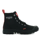 Botas Palladium Pampa Hi unisex, color negro, de caña alta y suela de goma.