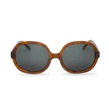 Lentes de sol Mr Boho modelo Zicatela, con armazón ovalado de acetato con patrón carey en tonos marrón y miel, y cristales oscuros.
