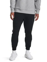 Jogging deportivo Under Armour de corte ajustado, confeccionado en tejido de doble punto elástico y transpirable. Cuenta con cintura elástica con cordón interno, bolsillos laterales abiertos y un bolsillo adicional con cierre en el muslo derecho.