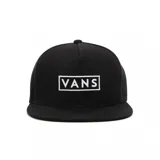 Gorra negra de Vans con logo bordado en blanco.