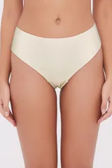 Pack de tres colaless de lycra estampada con motivos abstractos en tonos pastel.