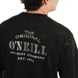 Remera O'Neill de manga corta, color negro con efecto gastado, corte oversize y pequeño logo estampado en el pecho.