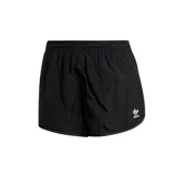 Short deportivo negro de Adidas con cintura elástica y logo de la marca bordado en blanco en la pierna izquierda.