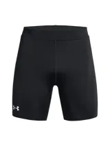Calza corta deportiva Under Armour modelo Launch, de ajuste ceñido y diseño ergonómico. Confeccionada en tejido elástico de secado rápido con tecnología de control de olores, cuenta con cintura elástica y bolsillos internos.