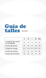 Buzo marrón con cuello redondo y puños y cintura acanalados.