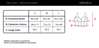 Top corto negro de cuero sintético con cierre frontal de cremallera y tirantes anchos.