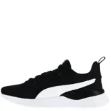 Championes Puma Anzarun Lite de malla azul marino con detalles en blanco y celeste.