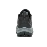 Zapatillas de trekking Merrell Speed Strike 2 para hombre, color negro con entresuela gris, confeccionadas en material sintético y malla transpirable.