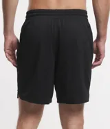 Bermuda deportiva de baloncesto confeccionada en tejido de malla texturizada. Presenta cintura elástica con cordón de ajuste y un diseño holgado ideal para actividades físicas.