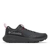 Calzado de senderismo impermeable Columbia modelo Konos Trs Outdry para hombre, en color gris oscuro con detalles en rojo. Cuenta con empeine de malla técnica y suela con tecnología Omni-Max.