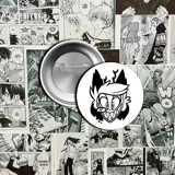 Pin de 2,5cm de diámetro con el logo de Hazbin Hotel.