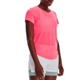 Remera Under Armour de mujer, color negro, ideal para running.