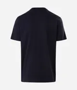 Remera de algodón color negro con cuello redondo y mangas cortas. Presenta una estampa frontal con motivos de la película El Exorcista.