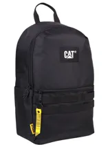 Mochila urbana Cat modelo Gobi Light, color negro. Cuenta con compartimento principal con cierre, bolsillo interior acolchado para portátil, bolsillo frontal con organizador y trabillas frontales para accesorios. Incluye panel trasero acolchado y correas ajustables.