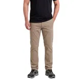 Pantalón de corte recto tipo 5 bolsillos, confeccionado en pana color beige.