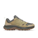 Championes de senderismo Merrell, confeccionados en una combinación de piel de ante y malla transpirable. Presentan un diseño robusto con entresuela de espuma EVA para mayor estabilidad y suela de goma con relieve para un mejor agarre en terrenos irregulares.