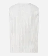 Musculosa masculina de punto con textura calada, cuello redondo y corte regular. Confeccionada en una mezcla de algodón y poliéster.