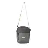 Bolso bandolera Rip Curl, modelo No Idea Pouch, en tonos grises con logo de la marca estampado en el frente.