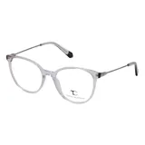 Armazón de anteojos Teresa Calandra modelo C39Z, con frente de acetato transparente y patillas metálicas delgadas.
