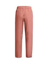 Pantalón deportivo Under Armour de tejido antidesgarro, con cintura elástica y cierre lateral en la parte inferior de la pierna. Cuenta con tecnología infrarroja UA RUSH y acabado repelente al agua UA Storm.