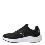 Championes de running Puma Skyrocket Lite 2 Alt para mujer, en color beige con entresuela blanca y detalles en marrón y dorado. Confeccionados en material textil transpirable, incorporan amortiguación PUMALITE, plantilla SOFTFOAM+ y sistema de ajuste FIT PLUS.