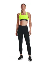 Calza deportiva Under Armour de tiro alto, confeccionada en tejido de doble punto ultrasuave y elástico en cuatro direcciones. Cuenta con pretina ancha y plana, y bolsillo lateral integrado.