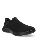 Championes deportivos Umbro modelo Flex, de diseño slip-on sin cordones, confeccionados en tejido de punto elástico color negro con suela de goma texturizada.