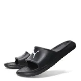 Sandalias tipo ojota Puma modelo Cool Cat 2.0 Bx, color negro con el logo de la marca estampado en blanco en la banda superior.