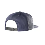 Gorra azul marino con logo Etnies bordado en amarillo en el frente.