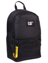 Mochila urbana Cat modelo Gobi Light, color negro. Cuenta con compartimento principal con cierre, bolsillo interior acolchado para portátil, bolsillo frontal con organizador y trabillas frontales para accesorios. Incluye panel trasero acolchado y correas ajustables.
