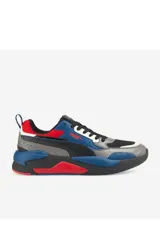 Championes deportivos Puma X-Ray 2 Square, en combinación de negro, gris y azul.