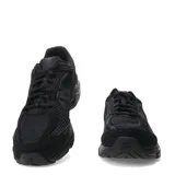 Championes urbanos New Balance modelo 509, color negro, con diseño robusto estilo dad shoe. Presentan un upper de malla transpirable con refuerzos sintéticos, mediasuela con tecnología ABZORB para mayor amortiguación y suela de goma resistente.