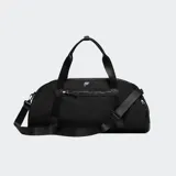 Bolso tipo duffle de Fabletics, diseñado para el gimnasio, confeccionado en nylon resistente. Cuenta con compartimento principal con cierre, bolsillos exteriores con cremallera, correas de mano y correa de hombro ajustable y extraíble.