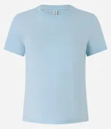 Remera básica de cuello redondo y manga corta, confeccionada en algodón suave y transpirable. Diseño liso y versátil de la marca Blue Steel.