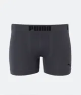 Pack de dos calzoncillos tipo bóxer Puma, confeccionados en microfibra sin costuras, con cintura elástica con logo de la marca.