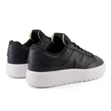 Championes New Balance unisex modelo 302 CT302CLB, color negro con suela blanca de plataforma.