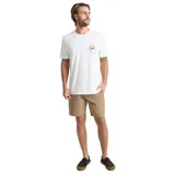 Remera Roark Fear The Sea blanca de manga corta, confeccionada en algodón, con pequeño estampado gráfico en el pecho.