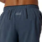 Short deportivo New Balance Impact Run de 5 pulgadas, color azul marino, con cintura elástica y logo reflectivo en la pierna.