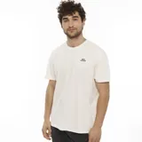 Remera de manga corta color blanco con logo "Go West" estampado en el pecho.