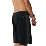 Short de baño Rip Curl Sseries 32One Cordura de color negro, con cintura ajustable mediante cordón bicolor y detalles laterales en tono contrastante.