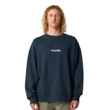 Buzo Critical Slide Ten Ounce color azul marino, de cuello redondo y manga larga, con logo de la marca bordado en blanco en el pecho.