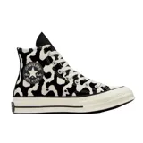 Championes Converse Chuck 70 de caña alta con estampado animal print en blanco y negro.