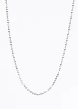 Cadena de esferas de plata 925.